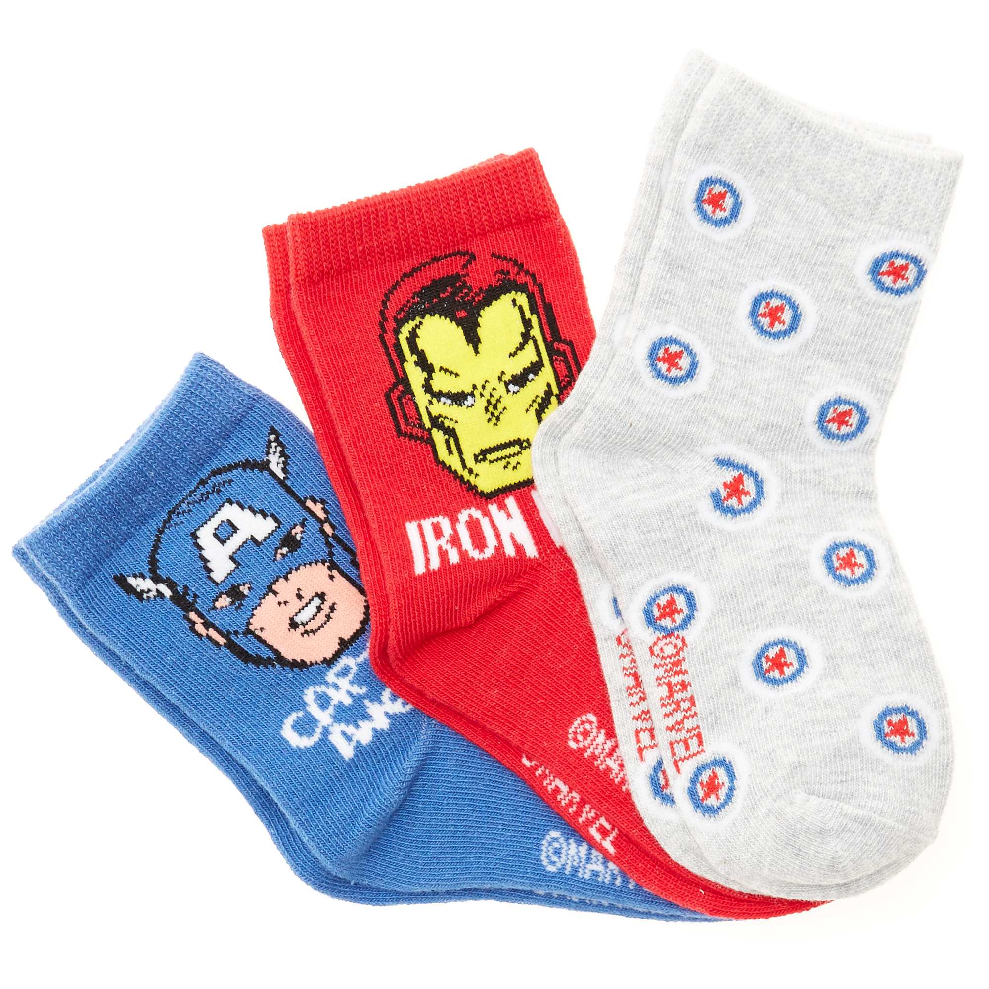 Chaussettes Hautes Avengers Garcon Bleu Kiabi 5 00