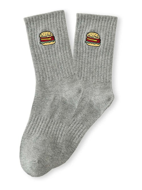 Chaussettes Hautes Burger - Kiabi