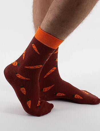 Chaussettes Hautes Carotte
