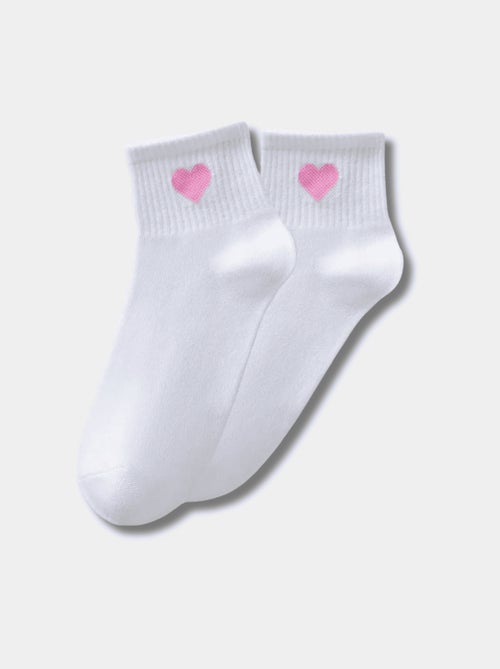 Chaussettes Hautes Coeur Côté - Kiabi