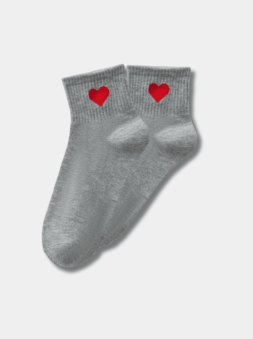 Chaussettes Hautes Coeur Côté - Kiabi