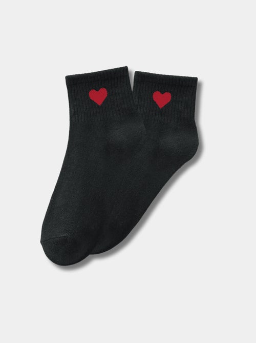 Chaussettes Hautes Coeur Côté - Kiabi