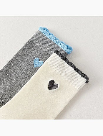 Chaussettes Hautes Coeur & Feston