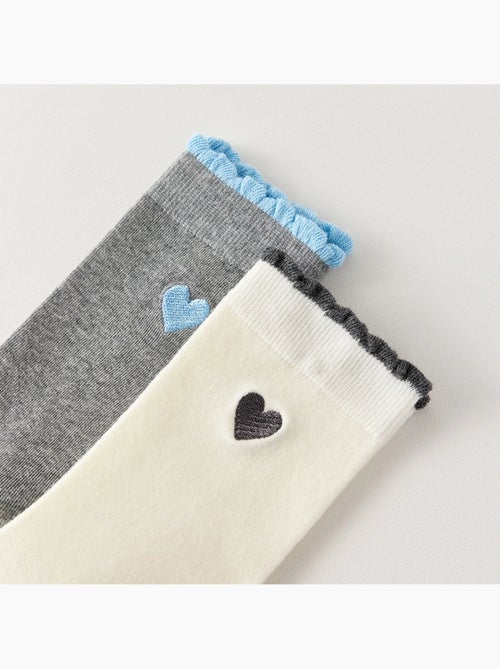 Chaussettes Hautes Coeur & Feston - Kiabi