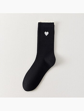 Chaussettes Hautes Coeur & Feston
