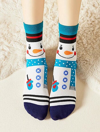 Chaussettes Hautes Costume Noël