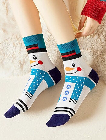 Chaussettes Hautes Costume Noël