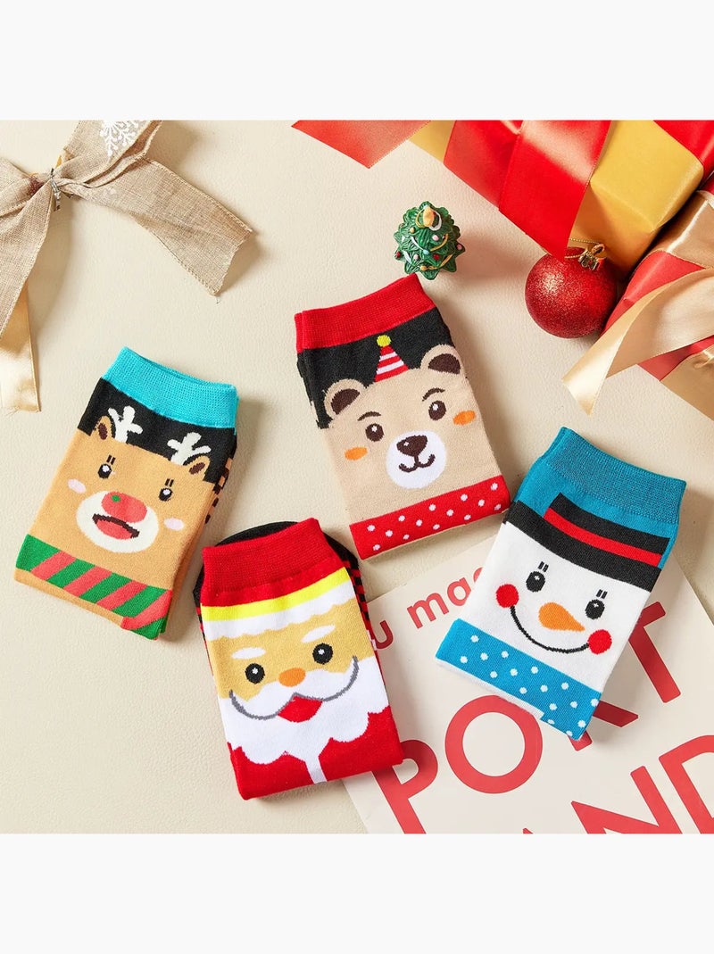 Chaussettes Hautes Costume Noël Rouge - Kiabi