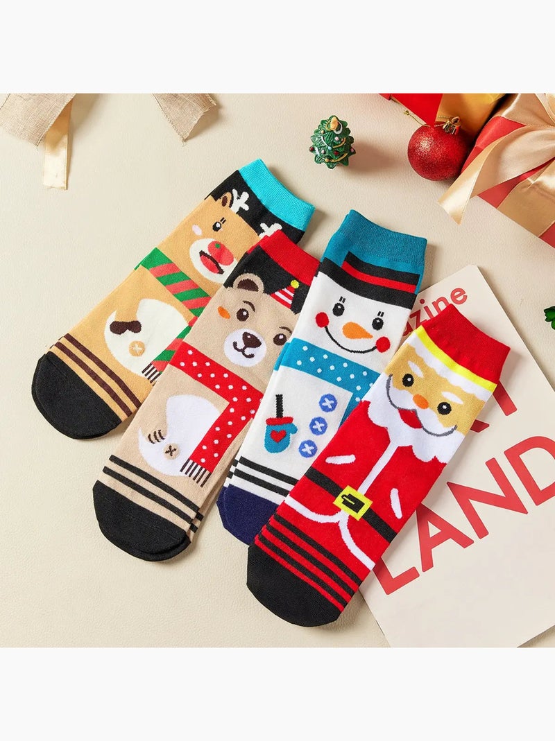 Chaussettes Hautes Costume Noël Rouge - Kiabi