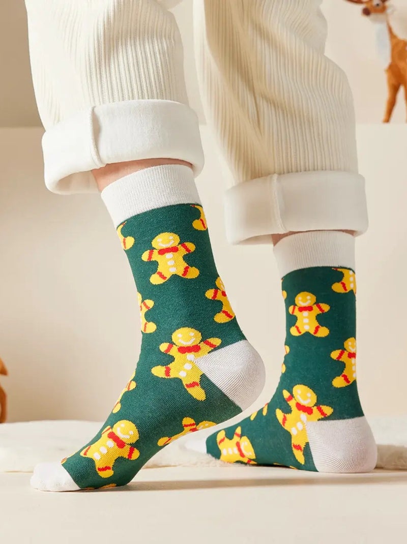 Chaussettes Hautes de Noël Rouge - Kiabi