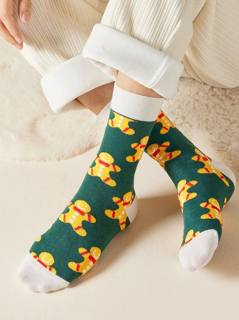 Chaussettes Hautes de Noël Rouge - Kiabi
