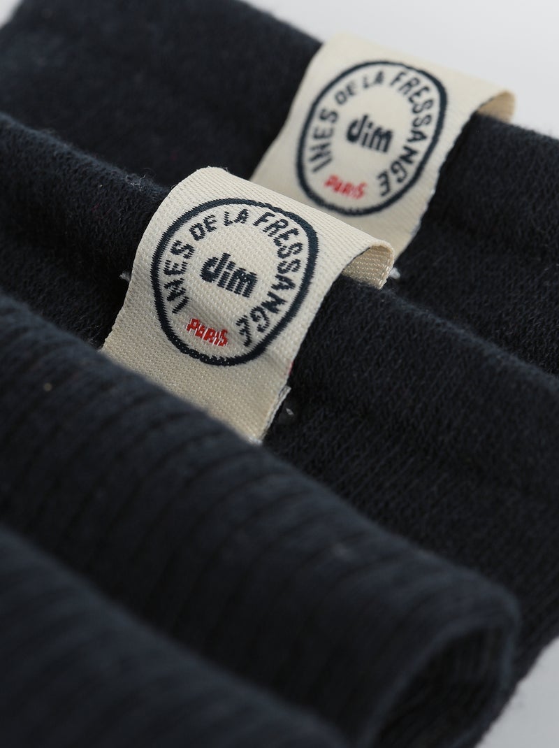 Chaussettes hautes Dim x Inès de La Fressange Noir - Kiabi