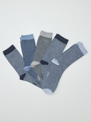 Chaussettes hautes en maille - Lot de 5