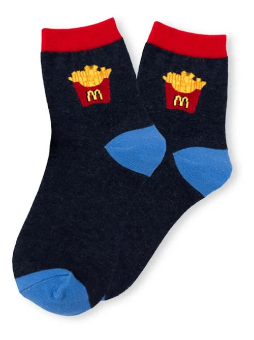 Chaussettes Hautes Fast Food - Kiabi