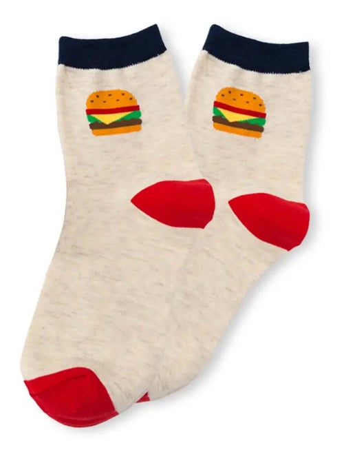 Chaussettes Hautes Fast Food - Kiabi