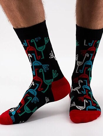 Chaussettes Hautes Flamant Rose