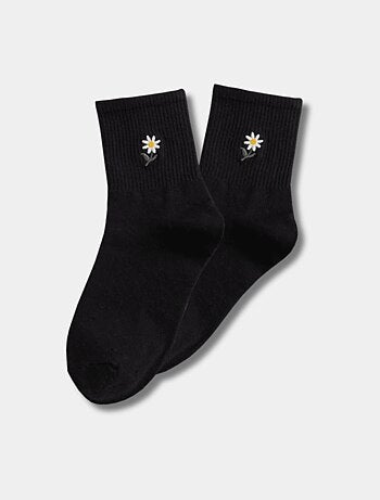 Chaussettes Hautes Fleurs