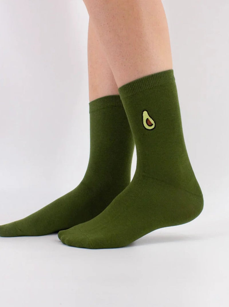 Chaussettes hautes Fruitées| Titeschaussettes Vert - Kiabi
