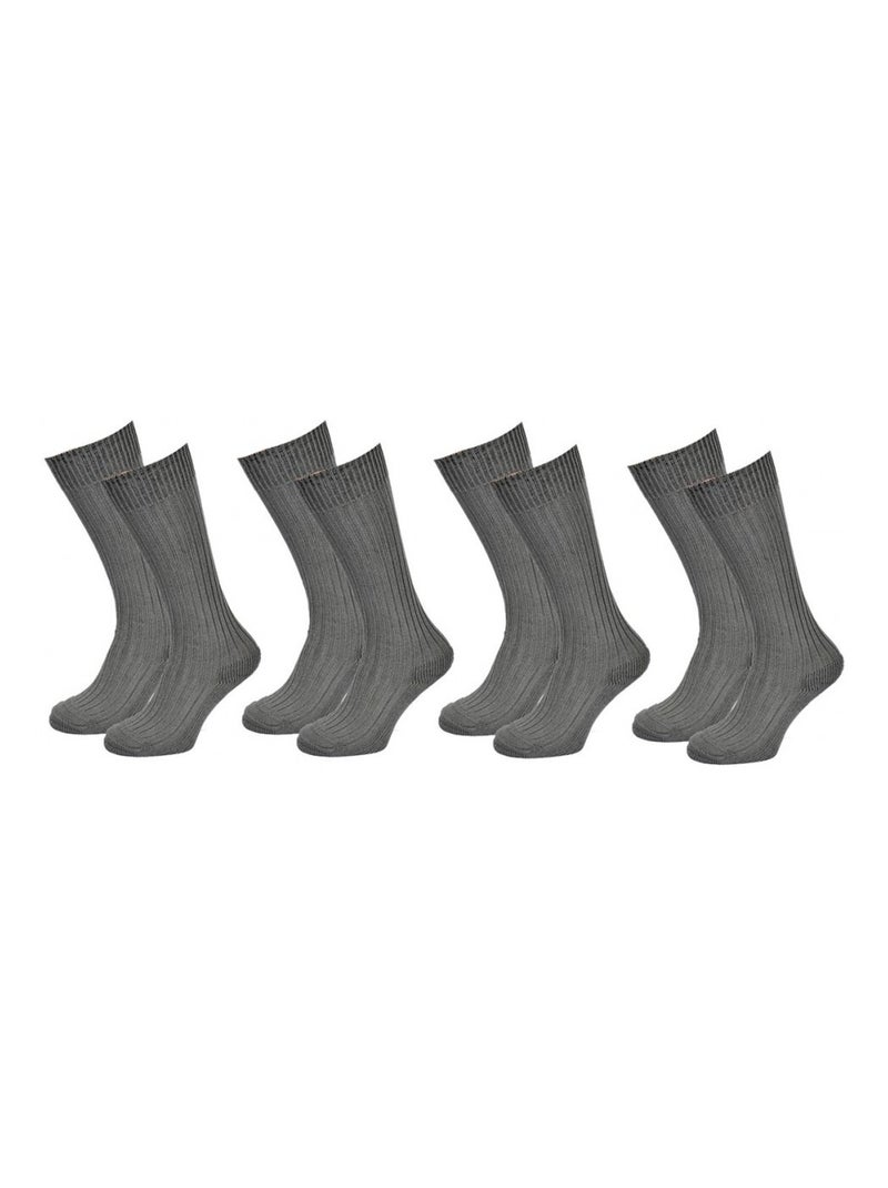Chaussettes hautes homme Coton - Pack de 12 Kaki - Kiabi