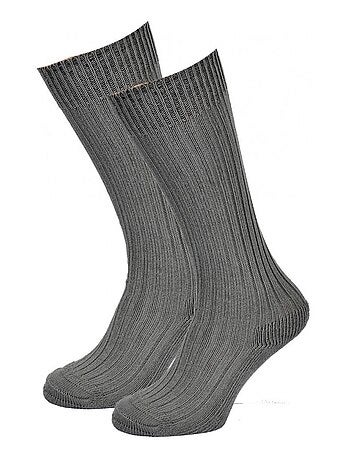 Chaussettes hautes homme Coton - Pack de 4