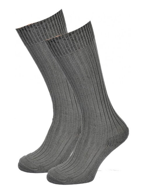 Chaussettes hautes homme Coton - Pack de 4 - Kiabi