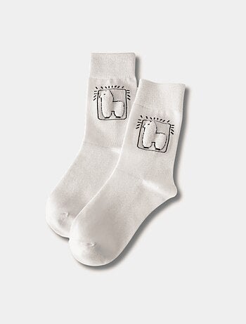 Chaussettes Hautes Lama