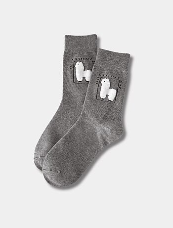 Chaussettes Hautes Lama