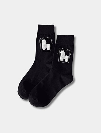 Chaussettes Hautes Lama