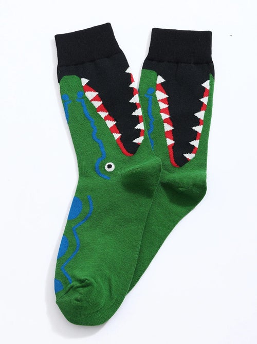 Chaussettes Hautes Mâchoire Homme - Kiabi