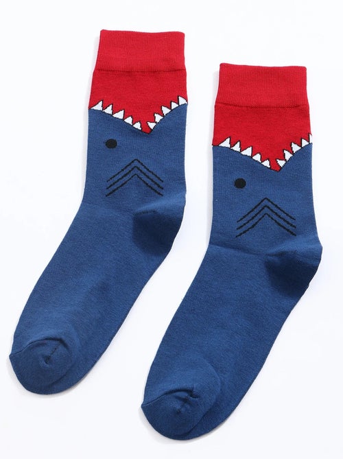 Chaussettes Hautes Mâchoire Homme - Kiabi