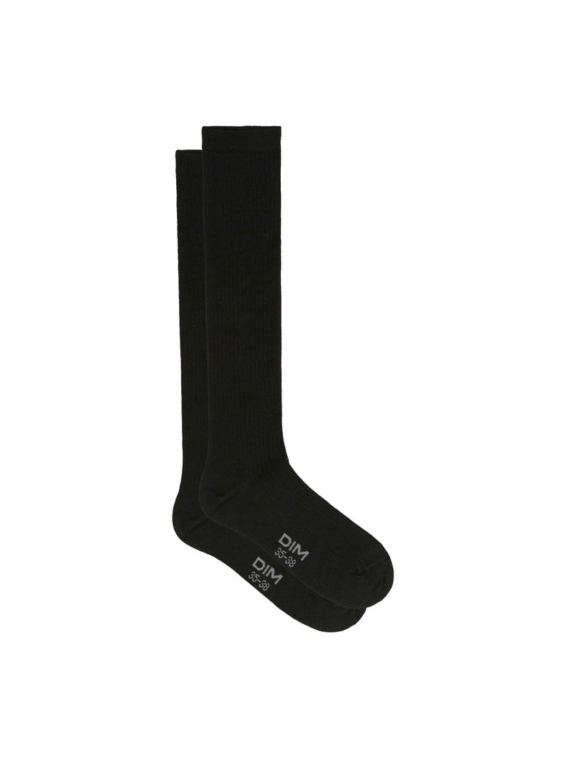 Chaussettes hautes Modal Fancy Noir - Kiabi