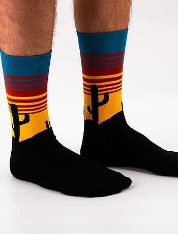 Chaussettes Hautes Motif
