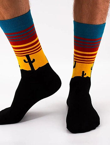 Chaussettes Hautes Motif