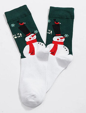 Chaussettes Hautes Noël Homme
