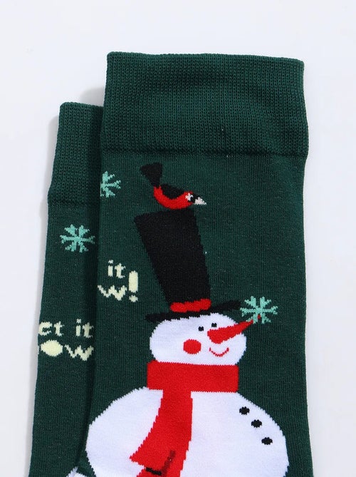 Chaussettes Hautes Noël Homme - Kiabi