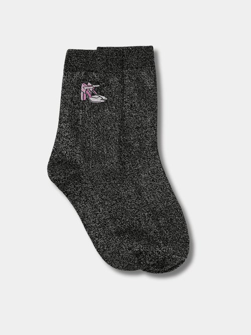 Chaussettes Hautes Paillettes & Fête - Kiabi