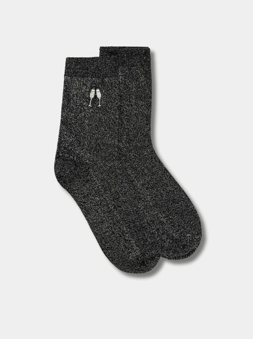 Chaussettes Hautes Paillettes & Fête - Kiabi