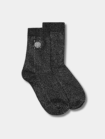 Chaussettes Hautes Paillettes & Fête