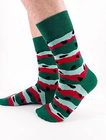 Chaussettes Hautes Pastèque
