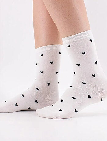 Chaussettes Hautes Petits Cœurs