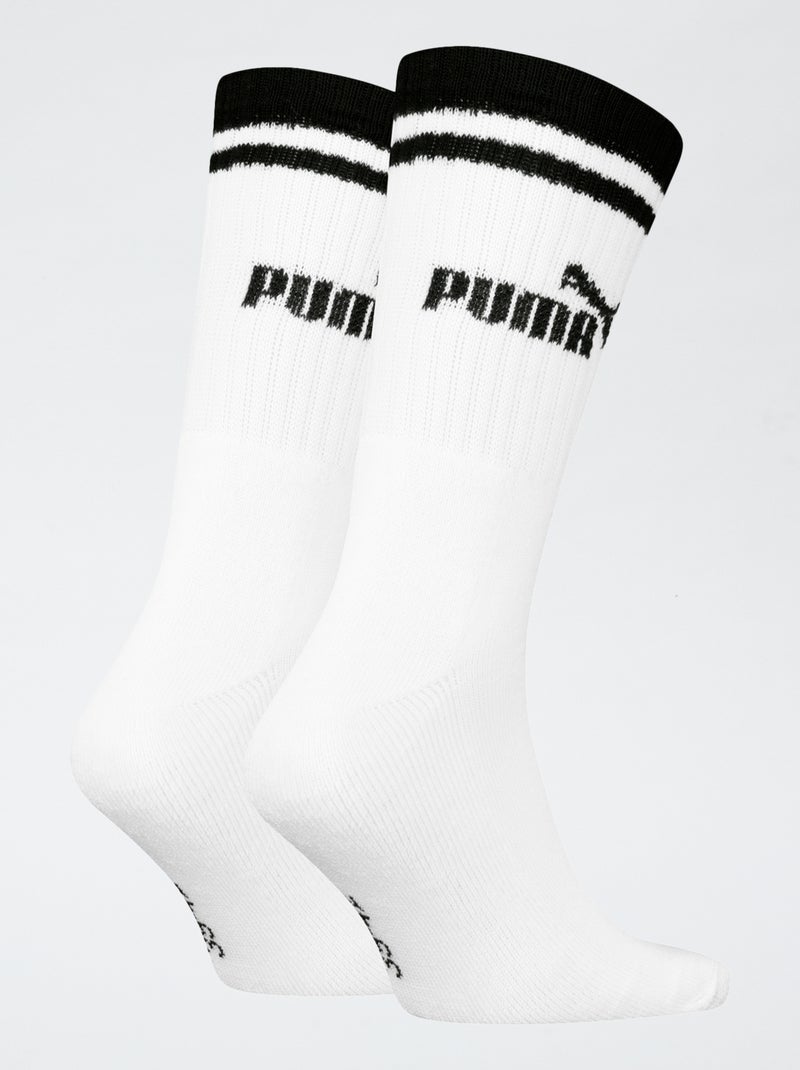 Chaussettes hautes 'Puma' Blanc - Kiabi