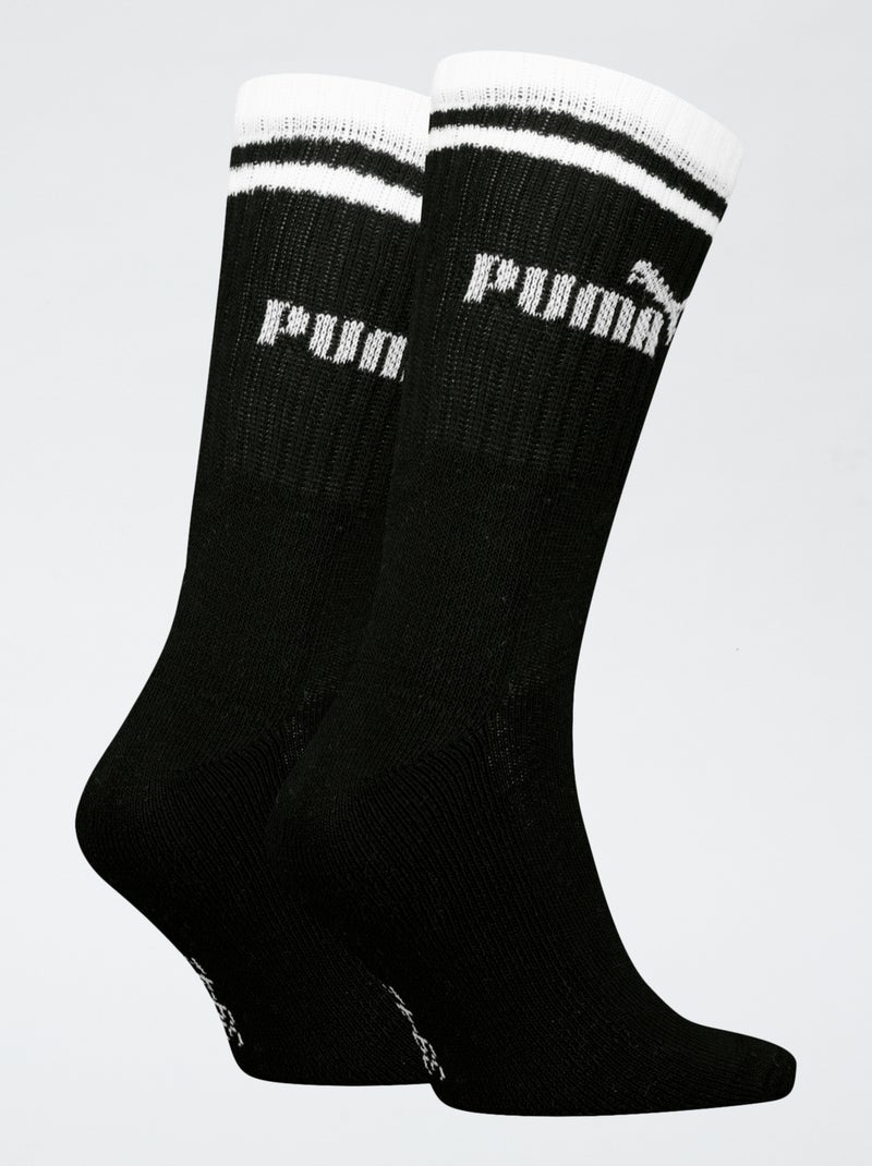 Chaussettes hautes 'Puma' Noir - Kiabi