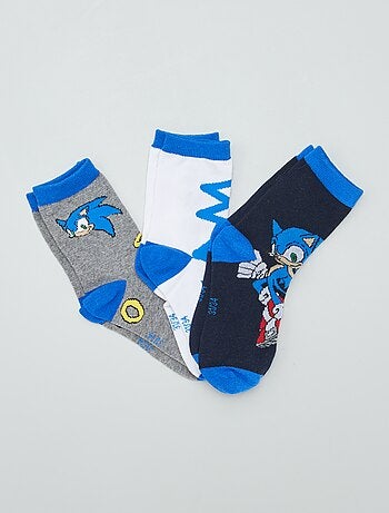 Chaussettes hautes 'Sonic' - Lot de 3