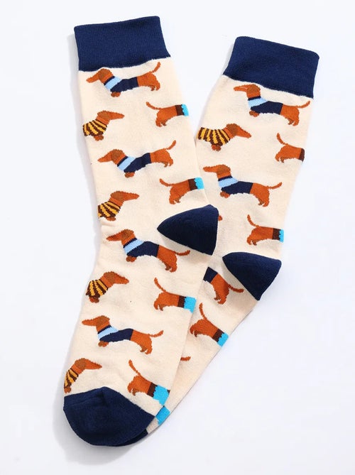 Chaussettes Hautes Toutou Homme - Kiabi
