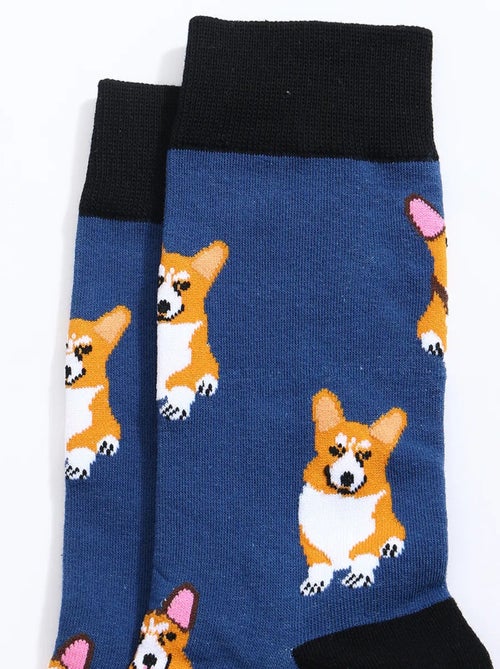 Chaussettes Hautes Toutou Homme - Kiabi