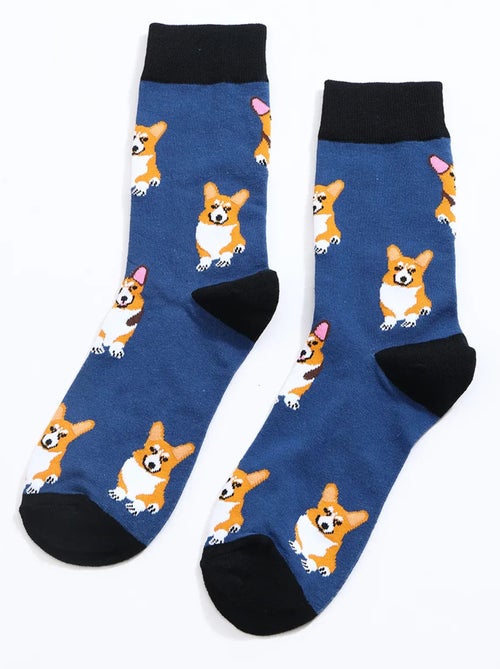Chaussettes Hautes Toutou Homme - Kiabi