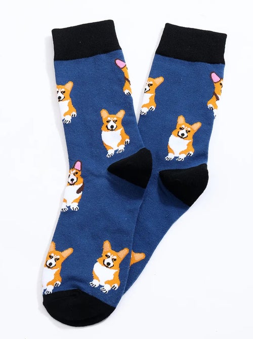Chaussettes Hautes Toutou Homme - Kiabi