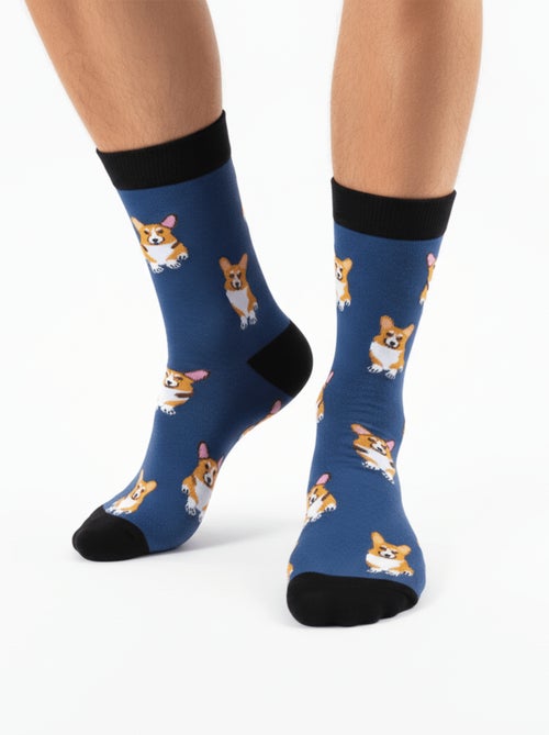 Chaussettes Hautes Toutou Homme - Kiabi