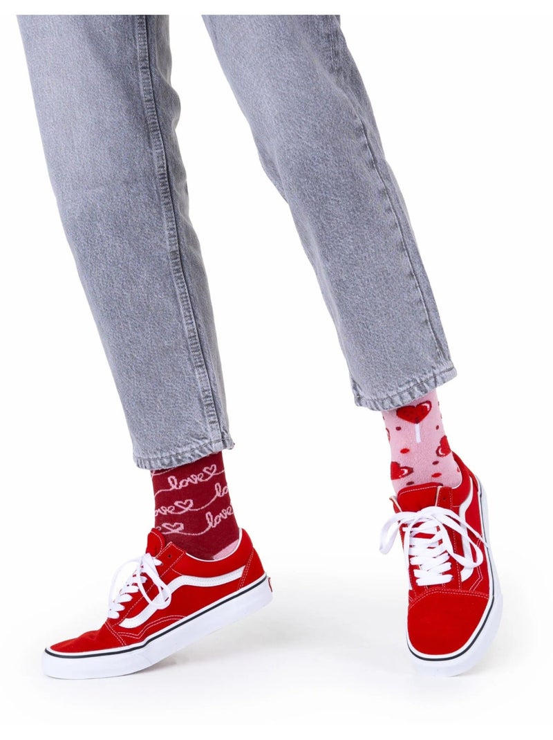 Chaussettes Histoire d'Amour Rouge - Kiabi