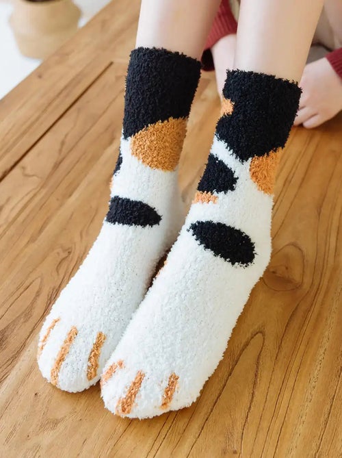 Chaussettes Hiver Pattes de Chat | Titeschaussettes - Kiabi